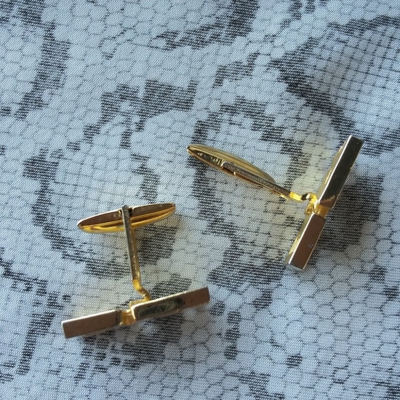VTG 1960s Cuff Links Novelty Cufflinks - Picture 6 of 6